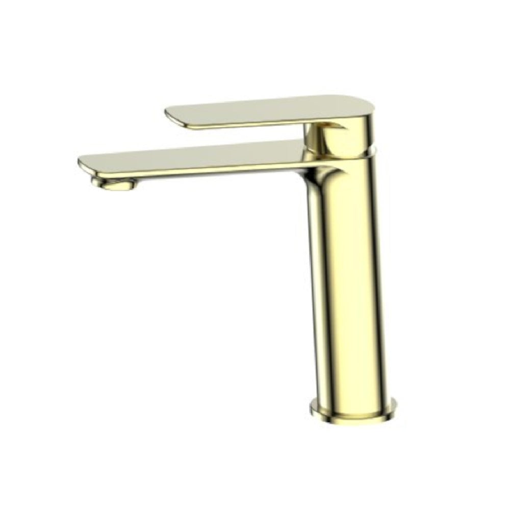 Greens Novi Basin Mixer Mid, PVD Brushed Brass, LF24203555BB
