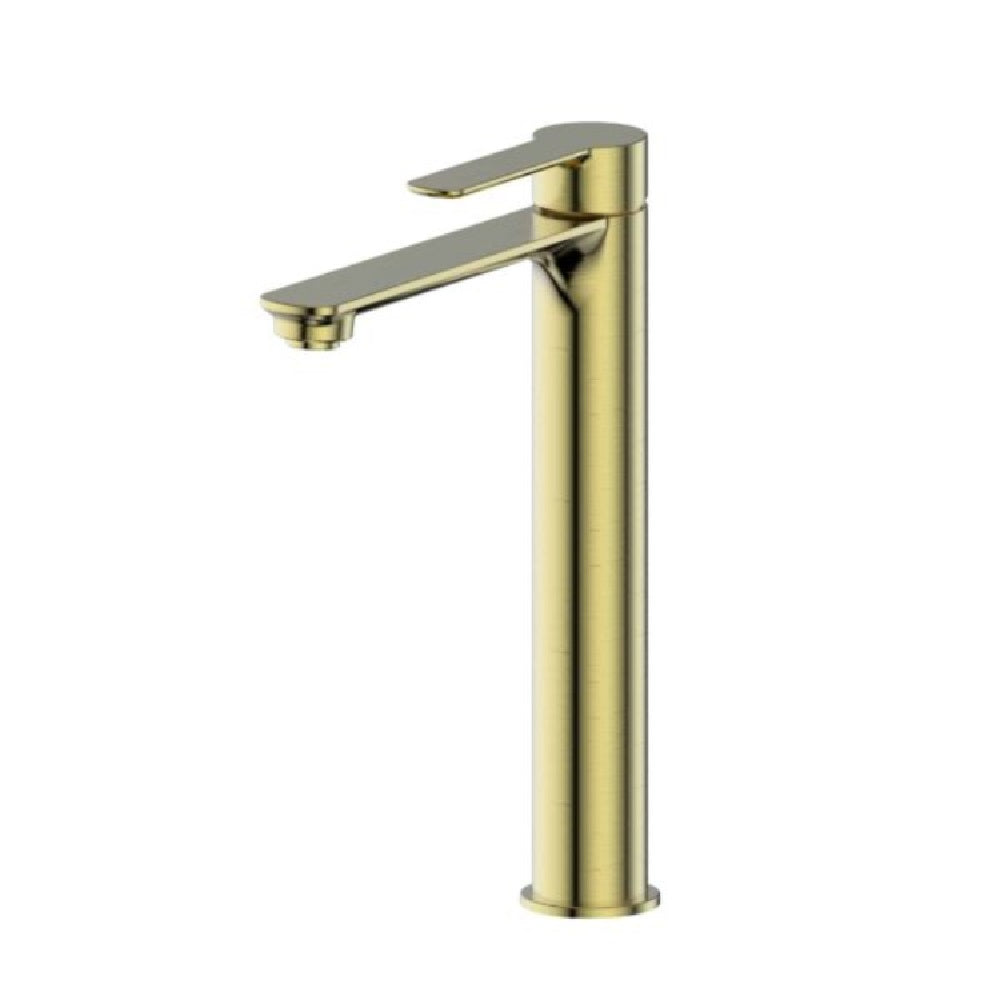 Greens Astro Ii Tower Basin Mixer, PVD Brushed Brass, LF251385BB