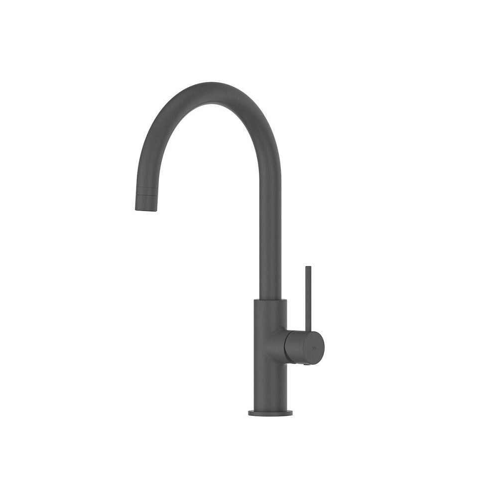 Greens Maci Gooseneck Sink Mixer, PVD Gunmetal, 21202549