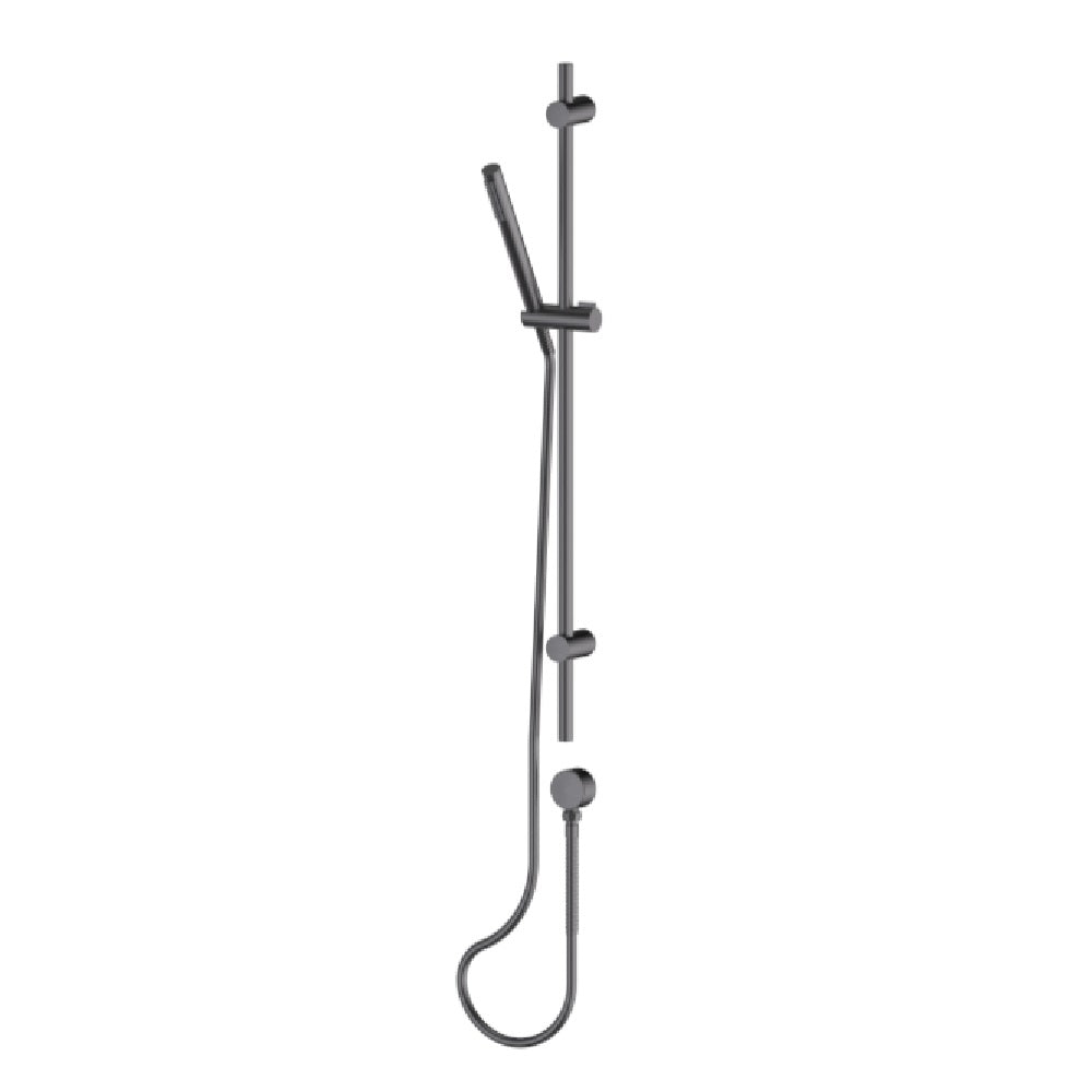 Greens Rocco Pin Rail Shower, PVD Gunmetal, 528100GM