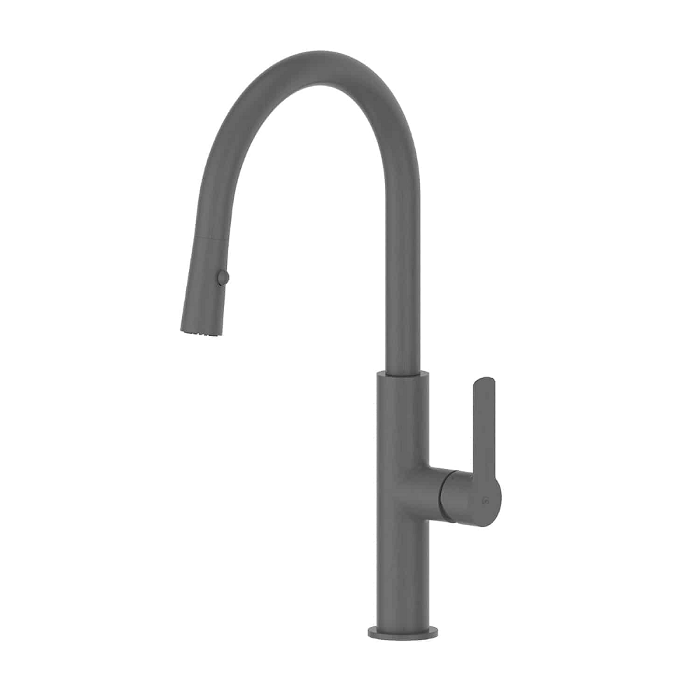 Greens Astro II Pull-Down Sink Mixer, PVD Gunmetal, LF254383GM