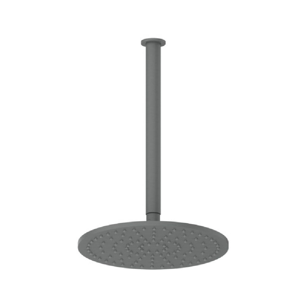 Greens Lavish Brass Ceiling Shower, PVD Gunmetal, 239101GM