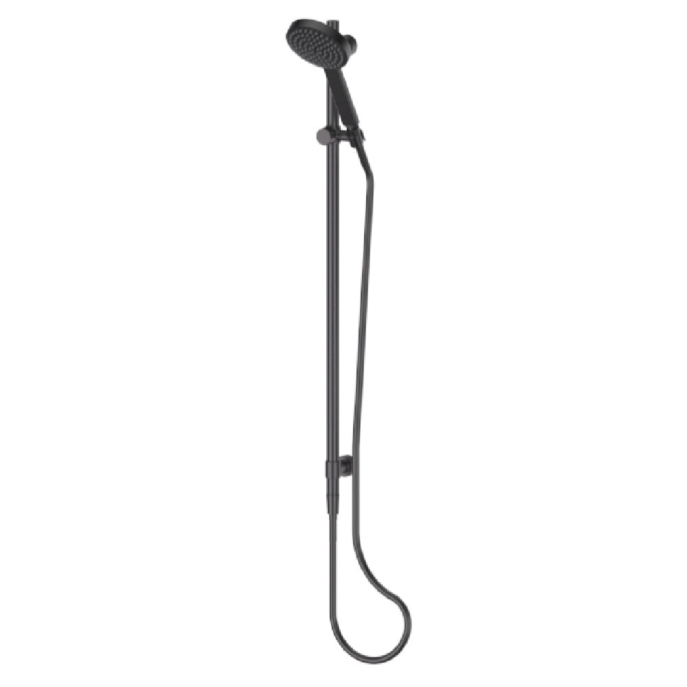 Greens Lavish Brass Rail Shower, PVD Gunmetal, 239100GM