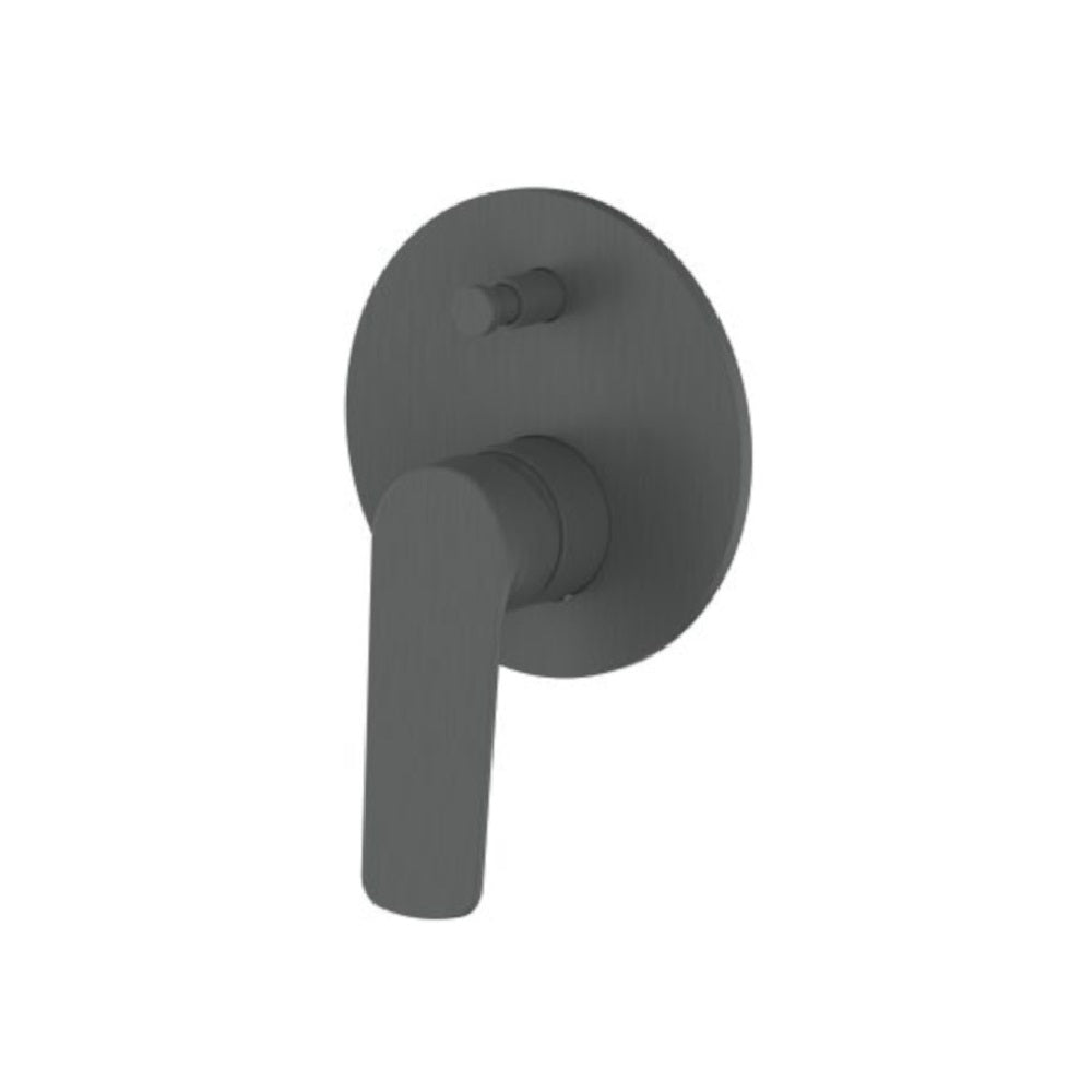 Greens Novi Shower Mixer with Diverter, PVD Gunmetal, 24203590GM