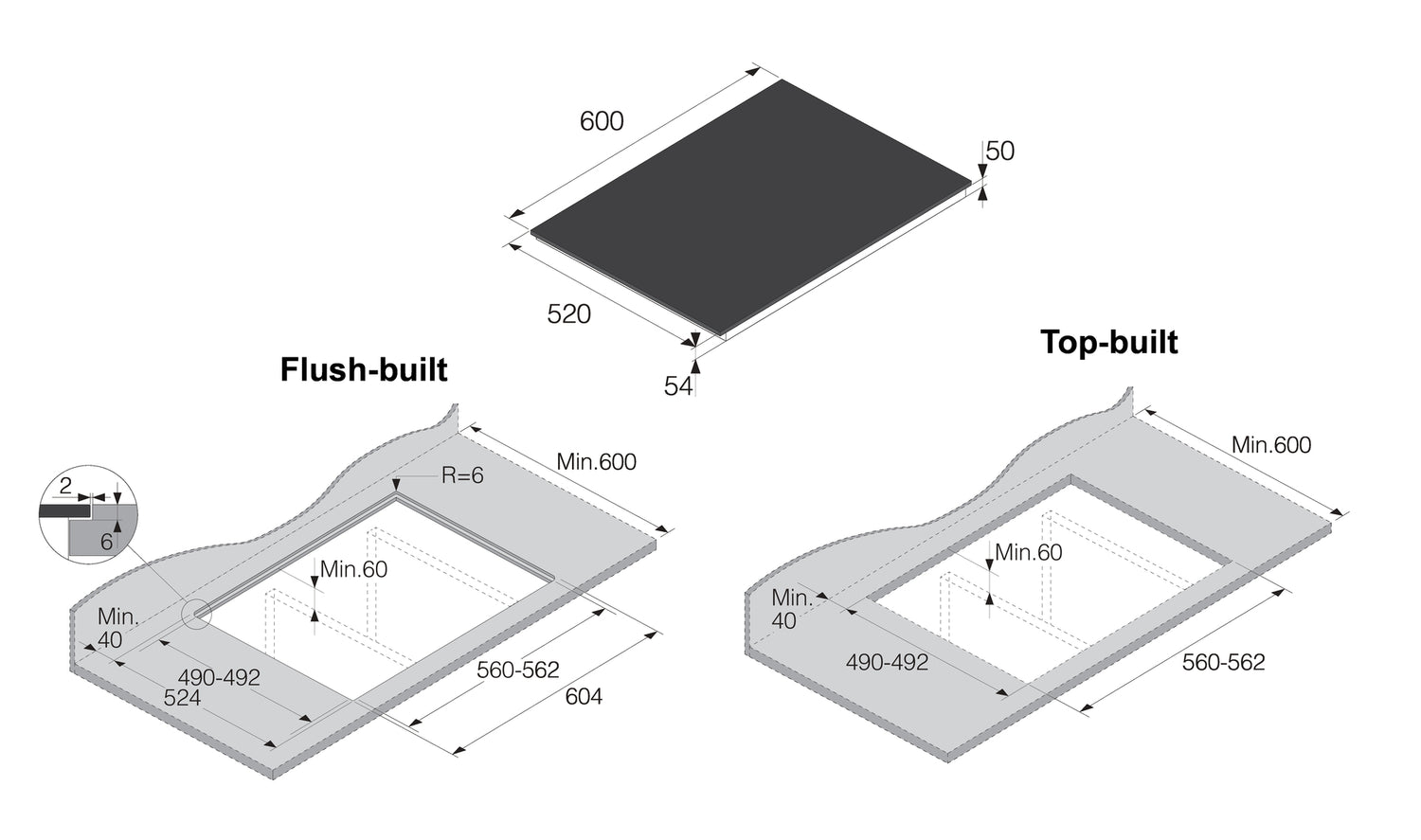 ASKO 60cm 3 Zone Bridge Induction Cooktop HI2632FBG1 - ASKO Seconds Discount