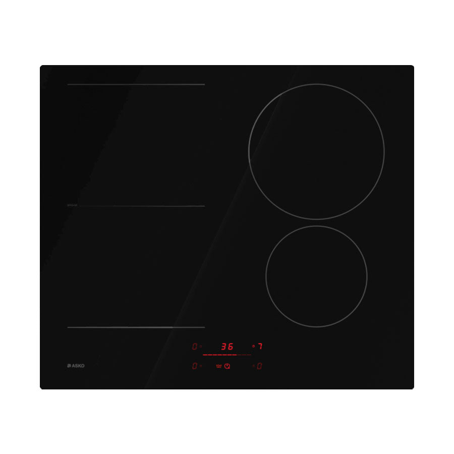ASKO 60cm 4 Zone Bridge Induction Cooktop HI2642FBG1 - ASKO Seconds Discount