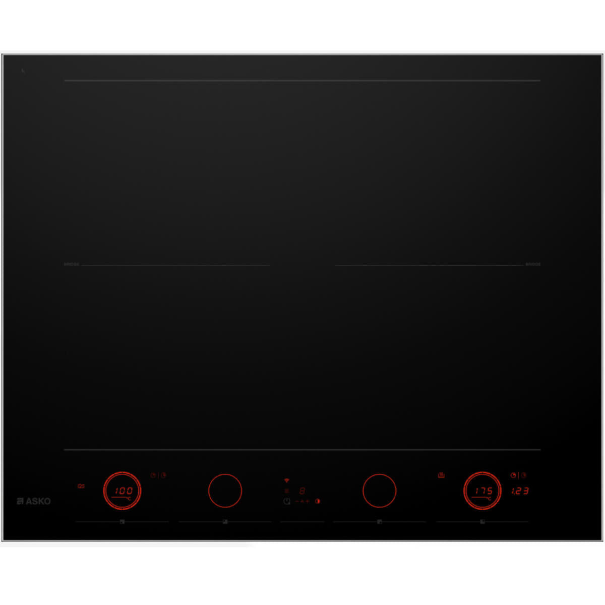 ASKO 64cm 4 Zone Induction Cooktop HID654GC - Factory Seconds