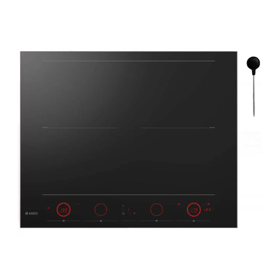 ASKO 64cm 4 Zone Induction Cooktop HID654GC - Factory Seconds
