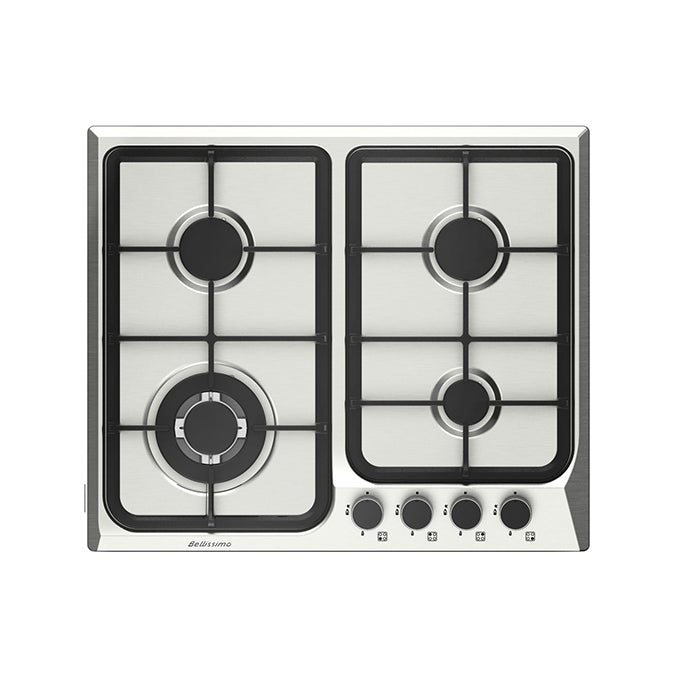 Technika HTB64GWS 4 Burner Stainless Steel Gas Cooktop