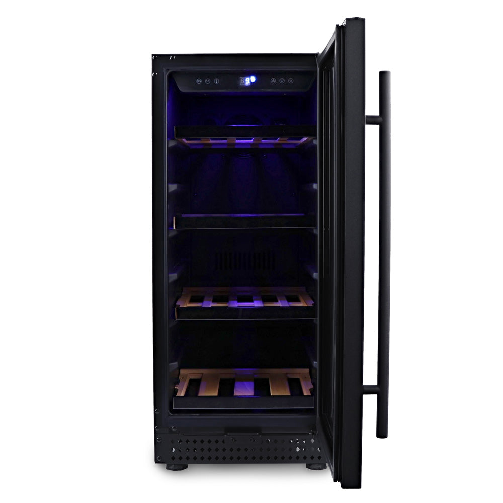Husky Riserva 80L Single Zone Wine Fridge in Matt Black HUSWS33SMBZY
