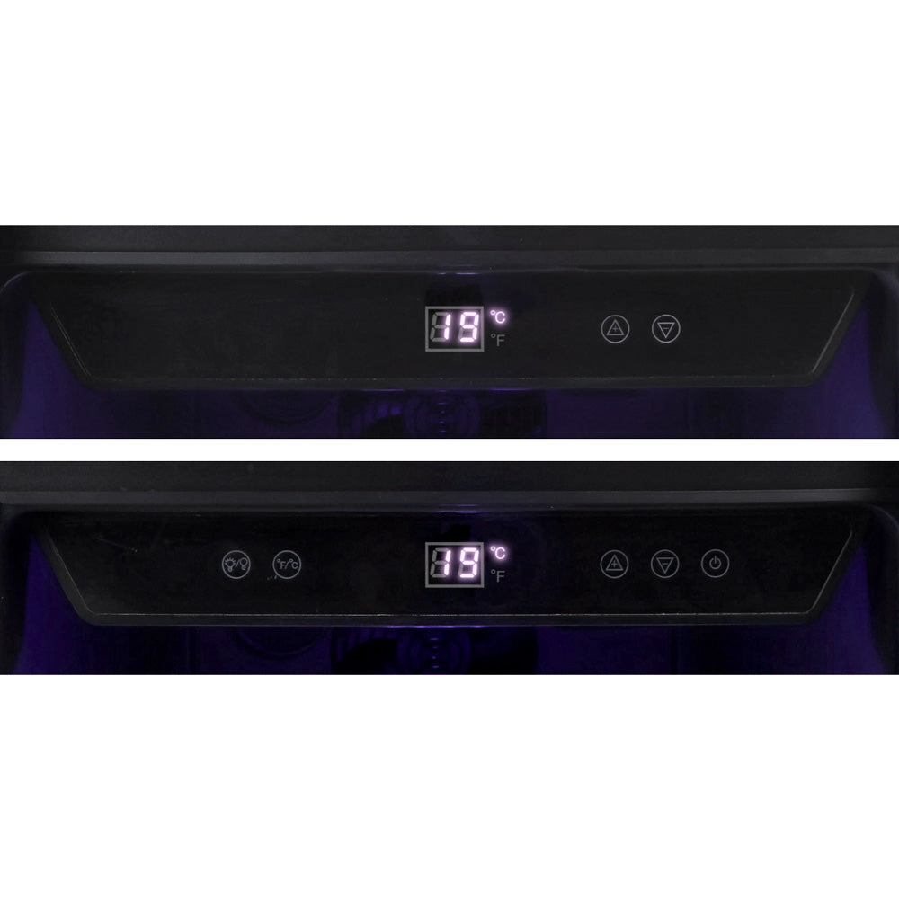 Husky Riserva Double Door Wine Fridge & Drinks Chiller in Matt Black HUSWS66MBZY