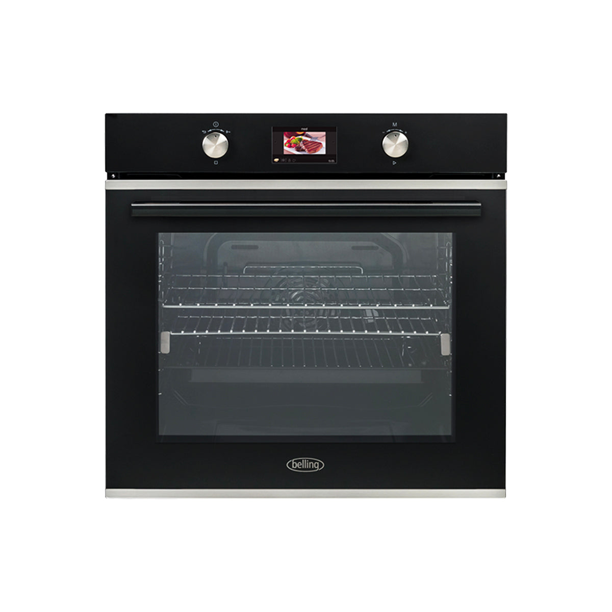 Belling Ib6010Frc 60Cm Smart Screen Readycook Black Glass Electric Oven - Sale Oven