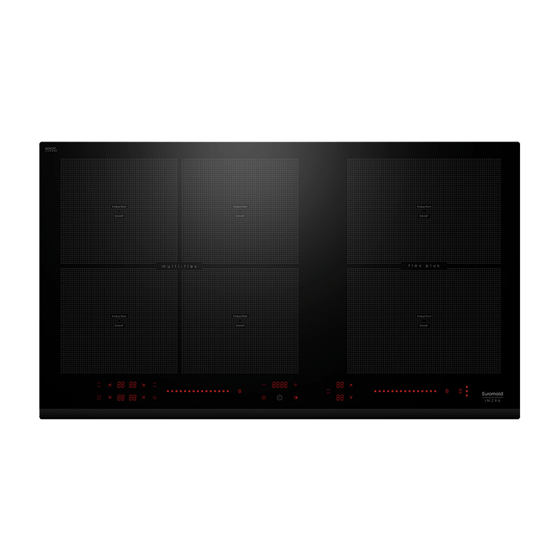 Euromaid IMZ96 90cm Multi-Flex Induction Cooktop, Black - Ex Display Discount