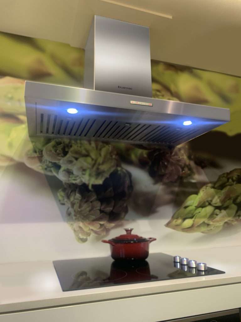 Kleenmaid RHSC91 90cm Stainless Steel Wall Mounted Canopy Rangehood