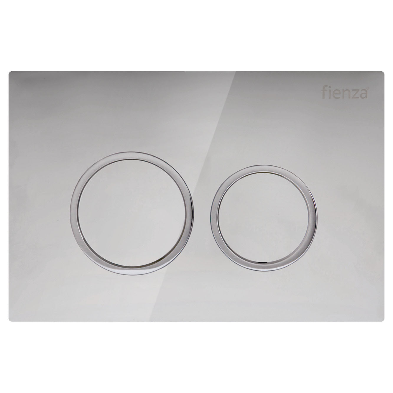 R&T JB11-C Round Button Flush Plate, Chrome