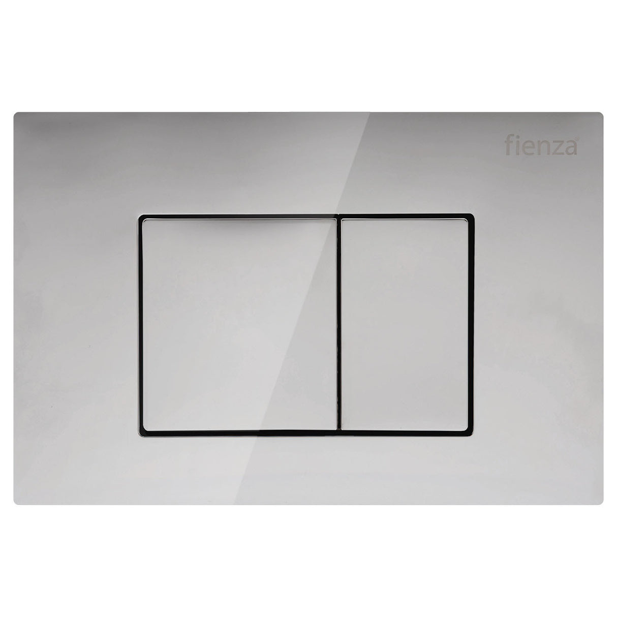 R&T JB60C Square Button Flush Plate, Chrome