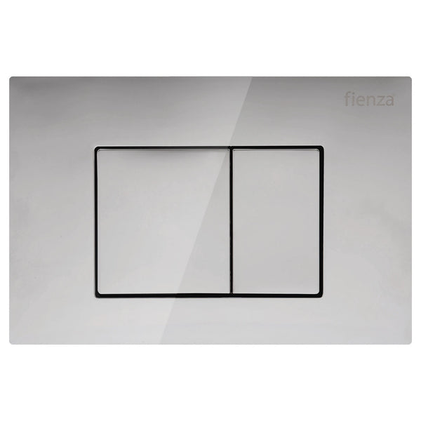 R&T JB60C Square Button Flush Plate, Chrome - Special Order