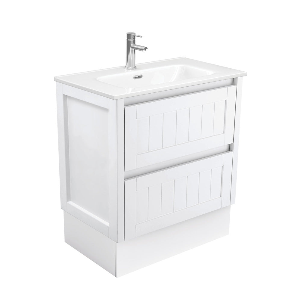 Fienza Joli Jol75Tk Hampton 750Mm White Vanity Unit On Kickboard - Special Order Units
