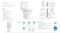 Fienza K0123P Chica Close Coupled P-Trap Toilet, White - Special Order