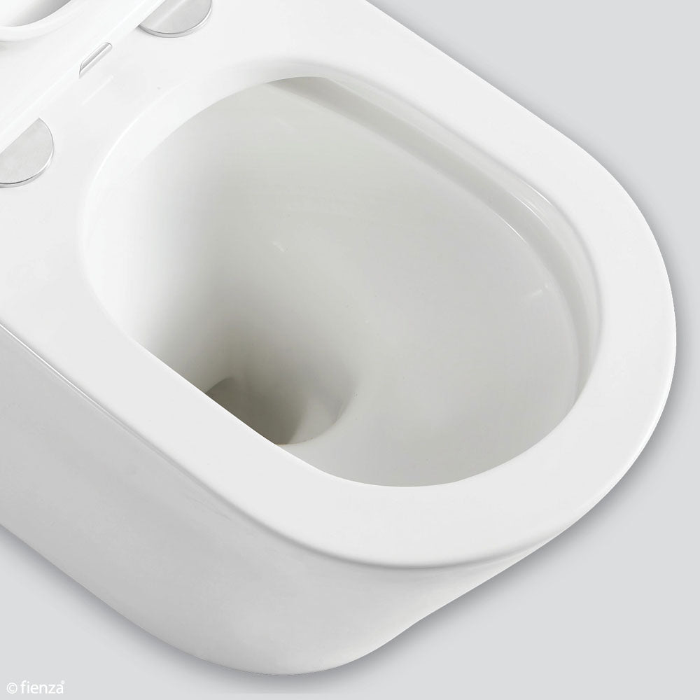 Fienza K021B Kaya S Trap 160-230mm Back to Wall Toilet, White