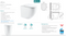 Fienza K025A-PS-2 Alix Ambulant Wall-Faced Toilet Suite, Slim Seat, S-Trap - Special Order