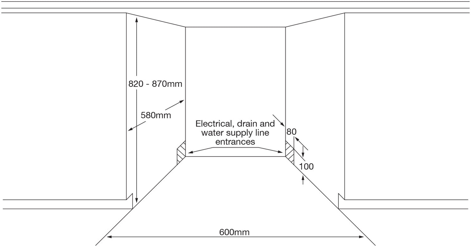 Kleenmaid DW6020XB 60cm Black Stainless Steel Free Standing or Build-Under Dishwasher