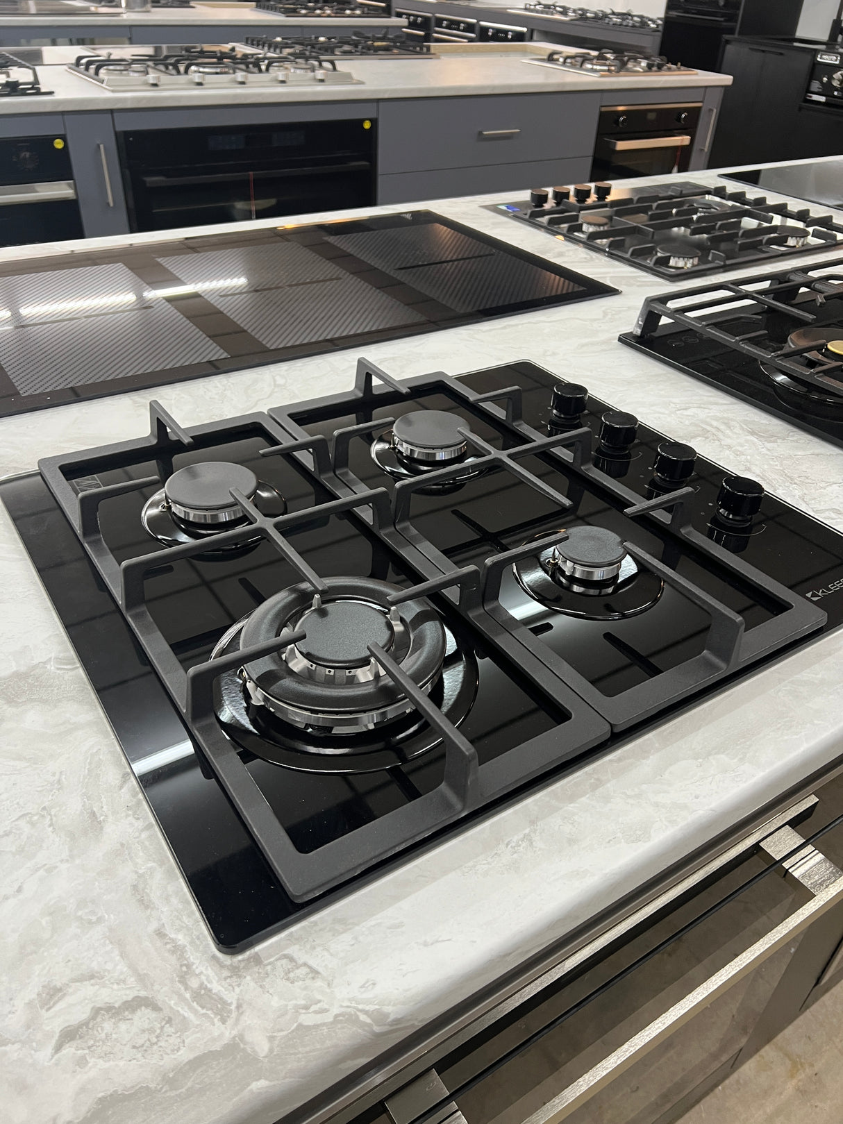 Kleenmaid GCTK6012MCOM Full Black 60cm Gas Cooktop