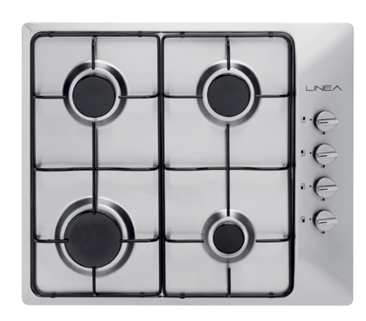 Linea L50.3SS 58cm 4 Burner Gas Cooktop