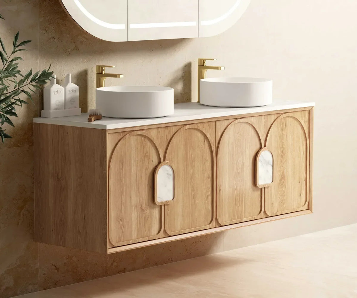 Otti Laguna Mark II Wall Hung Vanity, Woodland Oak