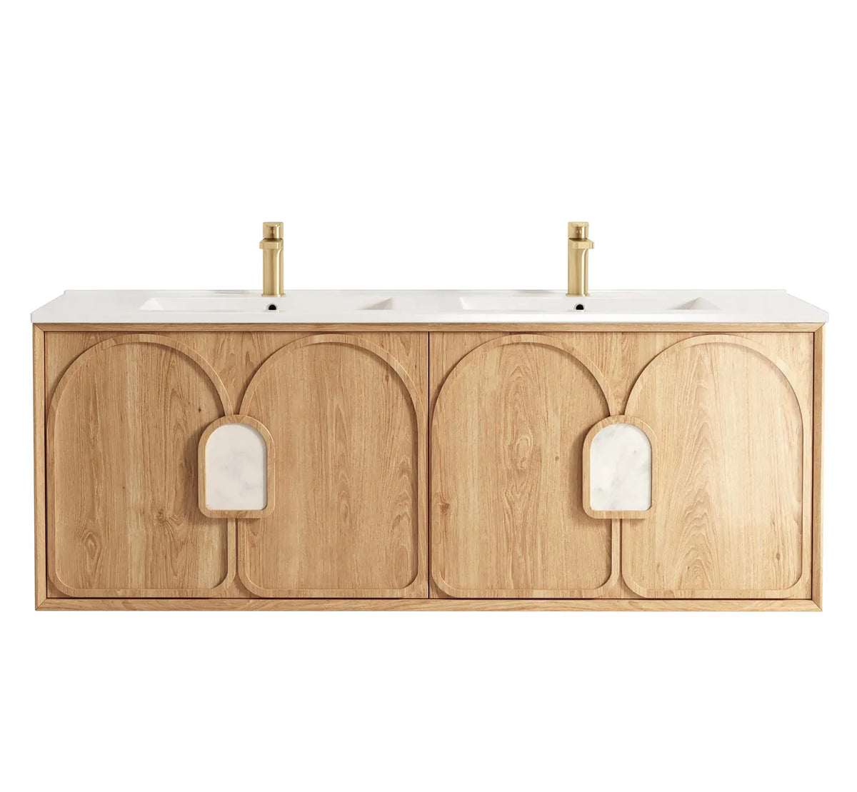 Otti Laguna Mark II Wall Hung Vanity, Woodland Oak
