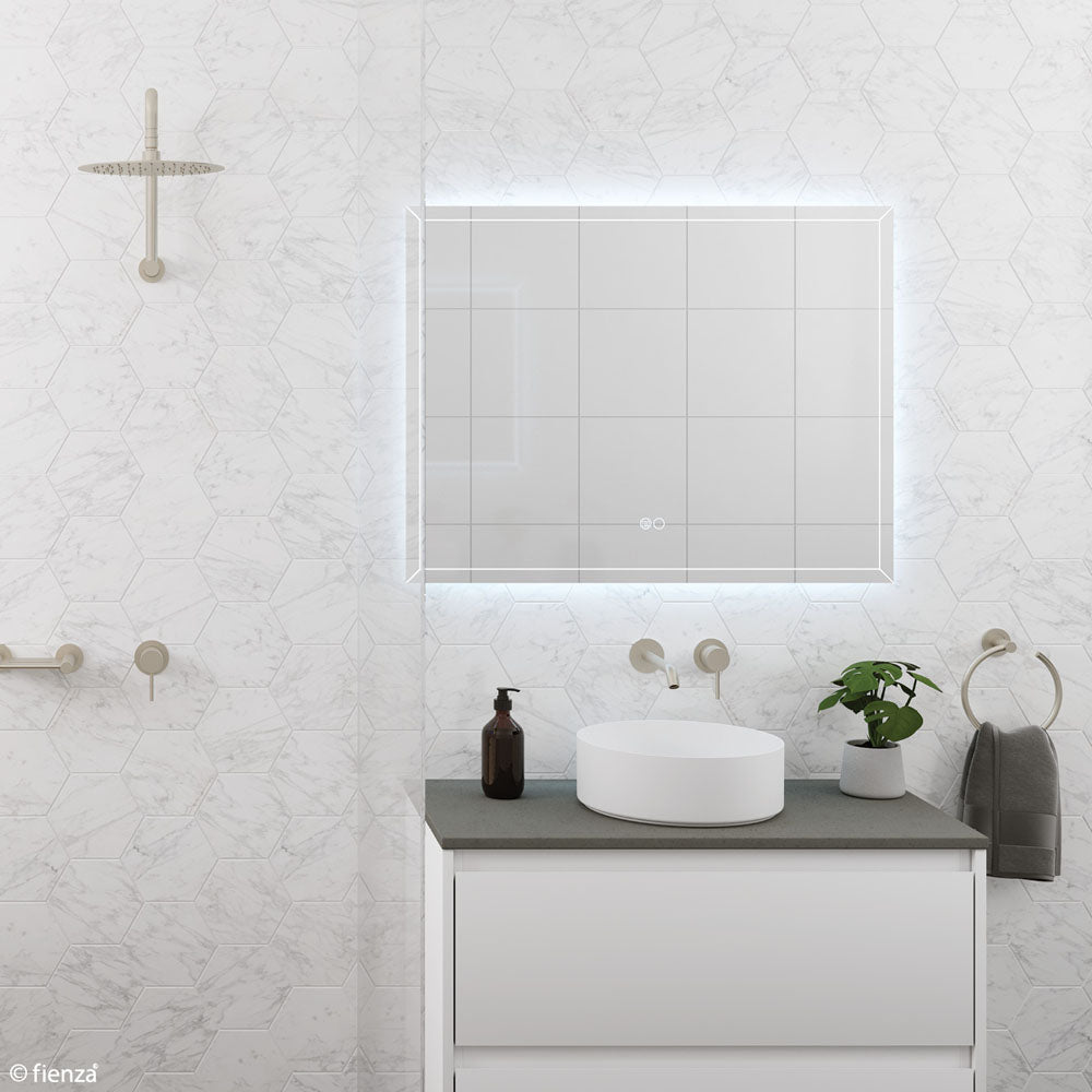 Fienza LED01-90 Hampton LED Mirror, 900 x 700 mm