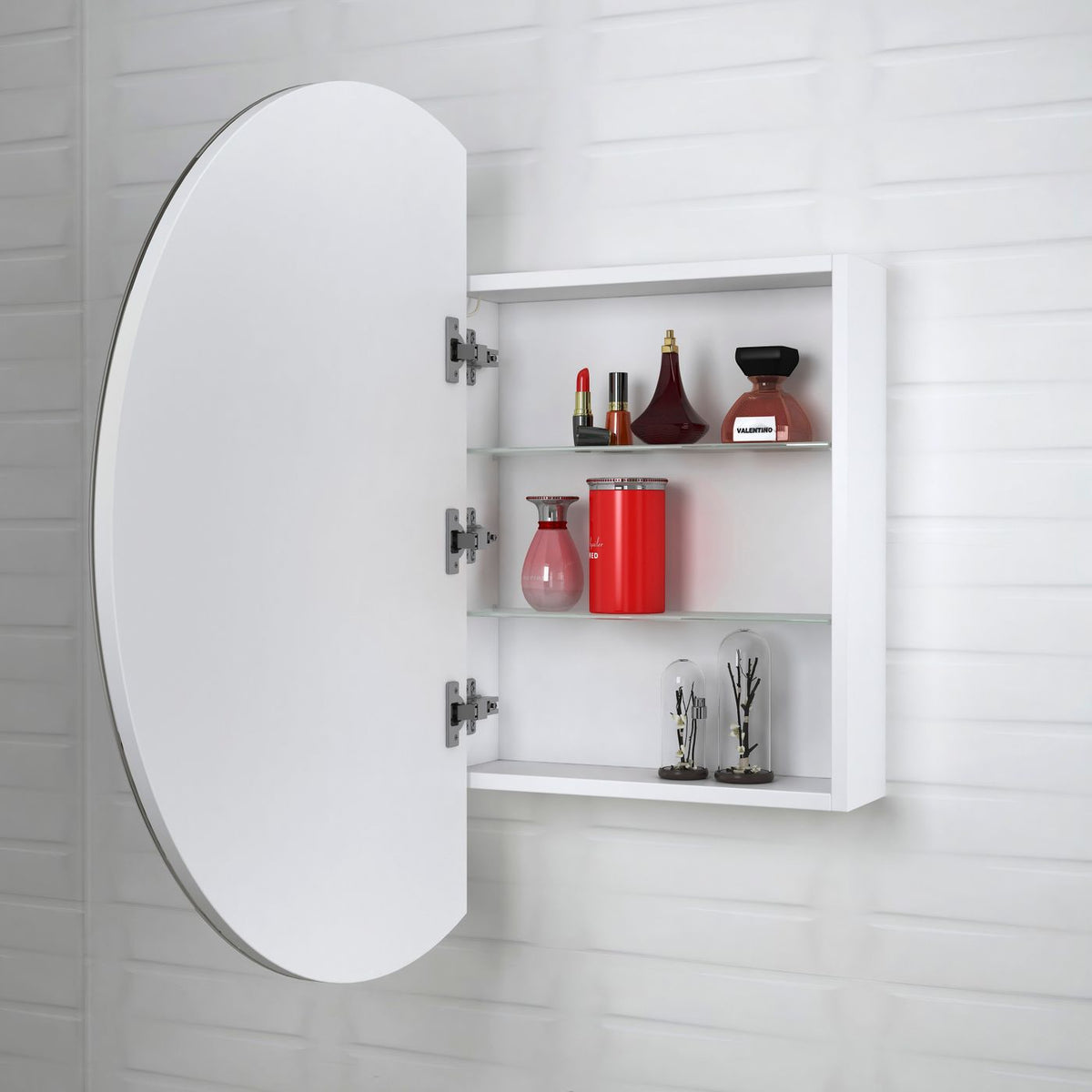 Otti LED-RSV800 LED London 800mm White Shaving Cabinet