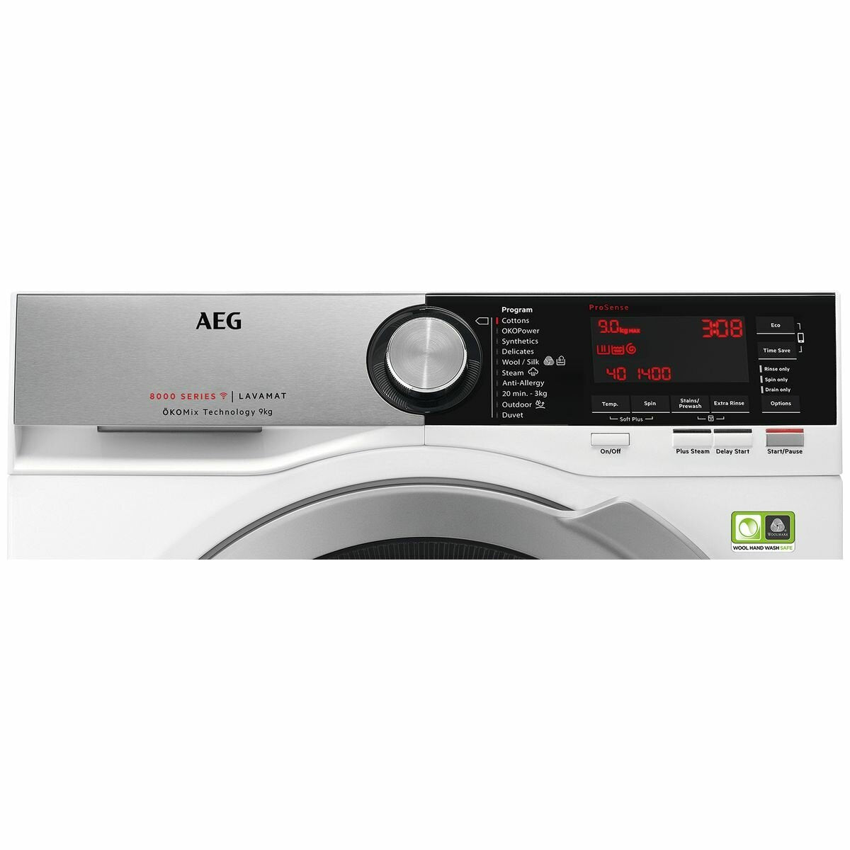 AEG LF8C9412AC 9KG 8000 Series Front Load Washing Machine - Factory Seconds