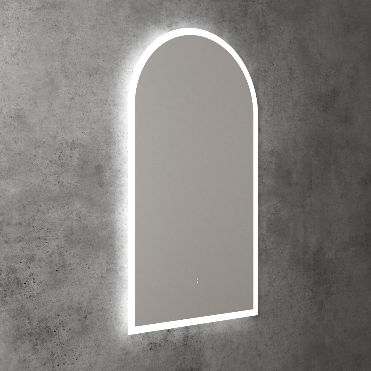 Aulic Canterbury Arch LED Mirror Frameless 500 x 900mm LMCAN-500 Frameless Mirrors