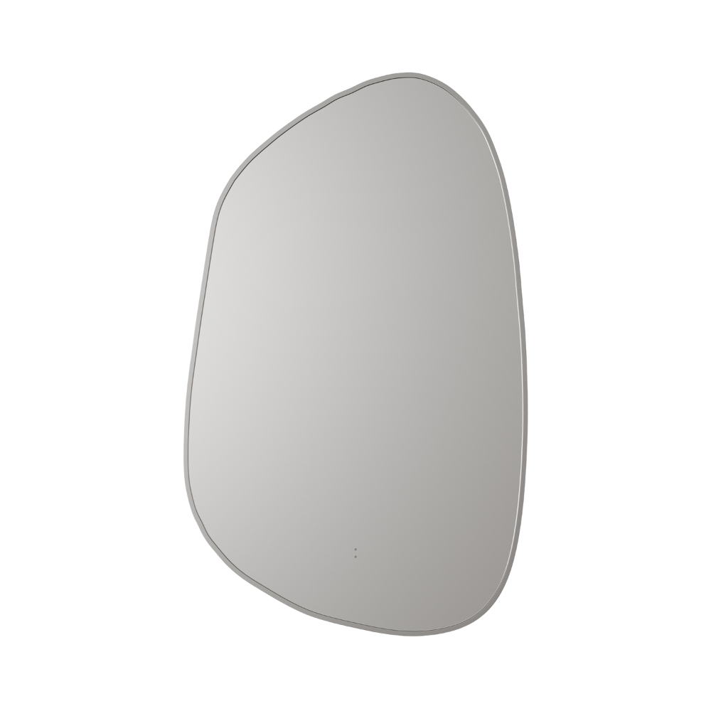 Aulic Tarcoola Asymmetric LED Mirror Brushed Nickel 550 x 900mm LMTAR-550-BN Mirrors