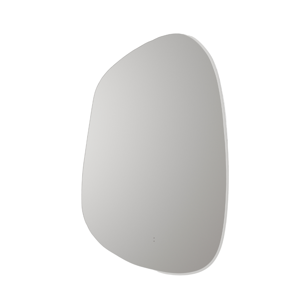 Aulic Tarcoola Asymmetric LED Mirror Matte White 550 x 900mm LMTAR-550-MW Matte White Mirrors