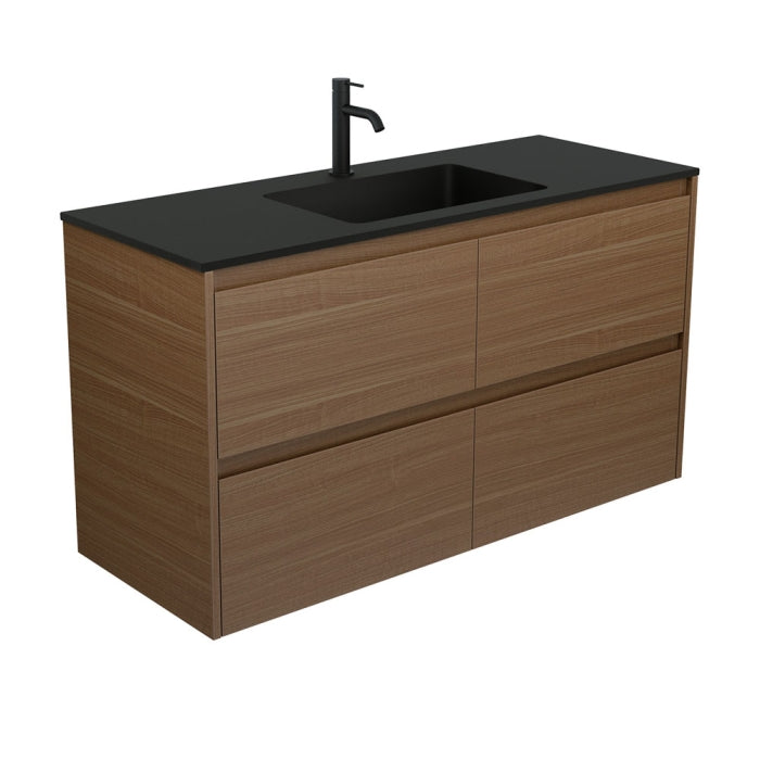 Fienza MON120BWA Montana Amato 1200 Walnut Vanity Wall Hung