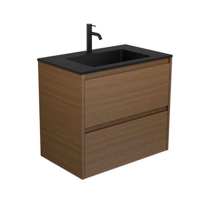 Fienza MON75BWA Montana Amato 750 Walnut Wall Hung Vanity