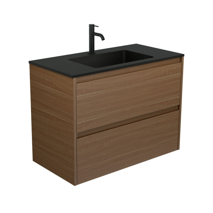 Fienza MON90BWA Montana Amato 900 Walnut Wall-Hung Vanity