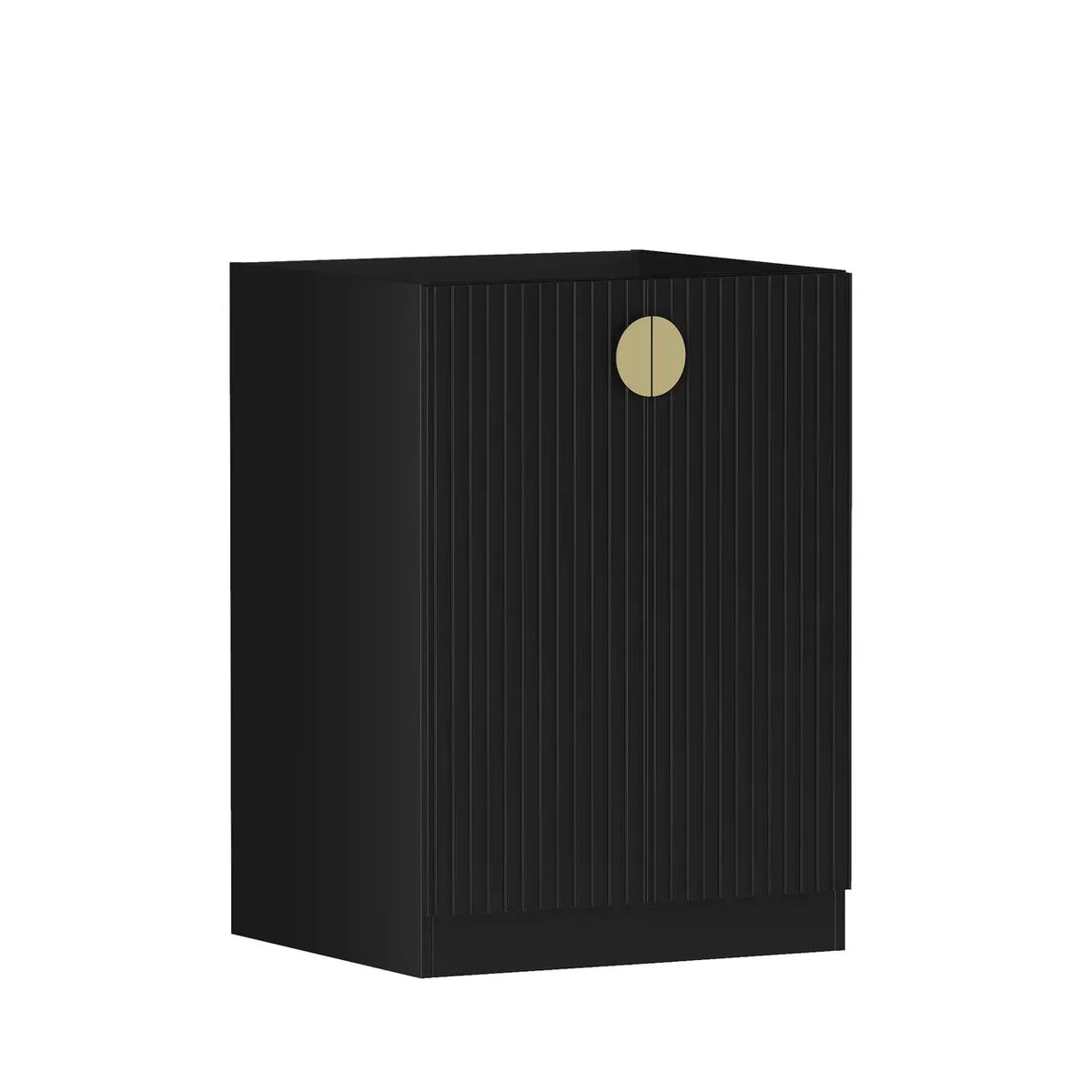 Otti Marlo LA-MA600B 630mm Fluted Base Laundry Cabinet, Black
