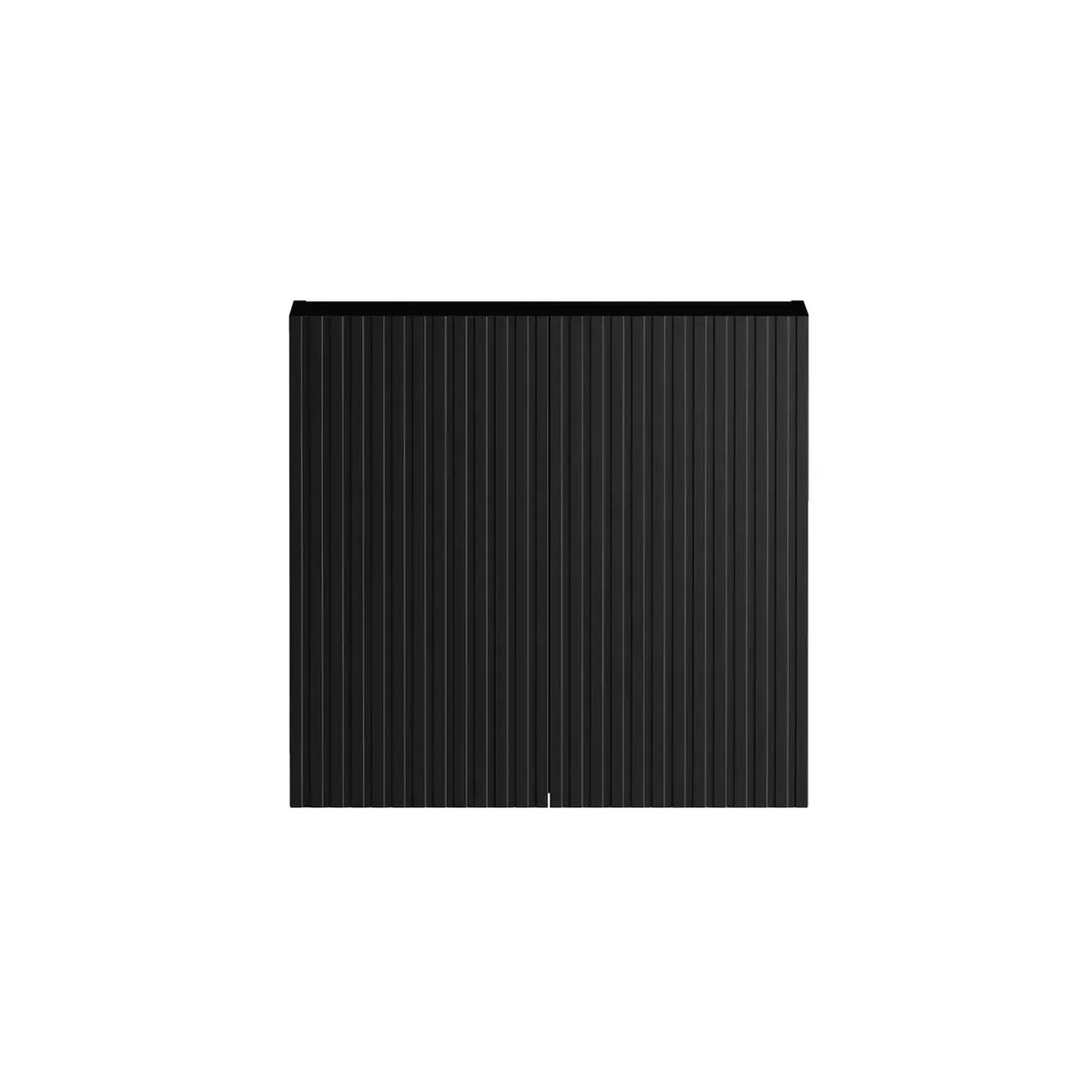 Otti Marlo LA-WCMA600B 630mm Fluted Wall Laundry Cabinet, Black