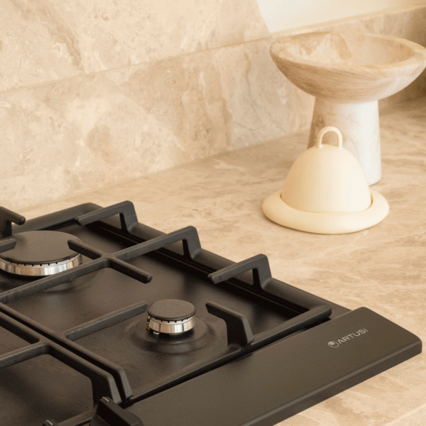 Artusi AGH65MB 60cm Black Finish Gas Cooktop