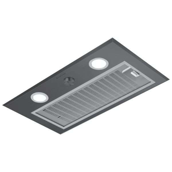 Kleenmaid RHUC61K 60cm Wide Black Fixed Undermount Rangehood