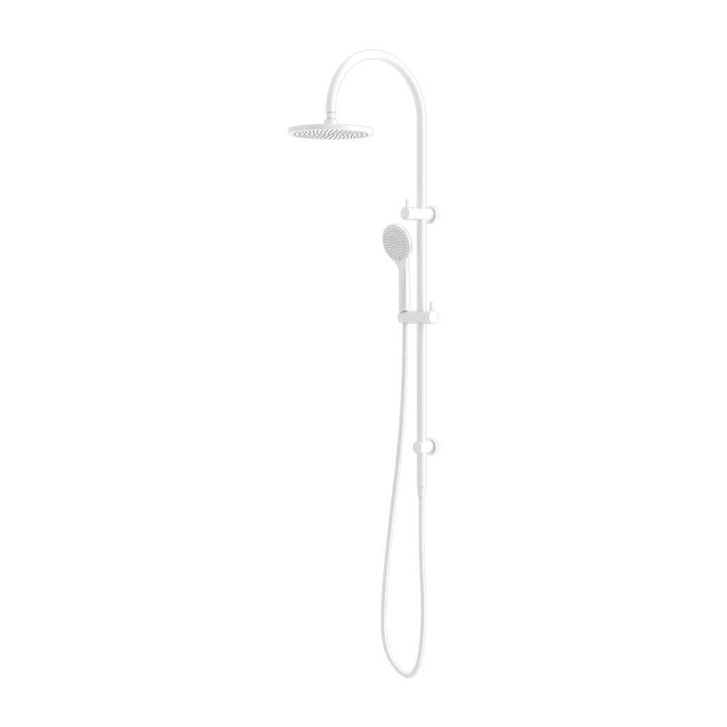 Nero NR221905BMW Mecca Twin Shower with Air Shower - Matte White
