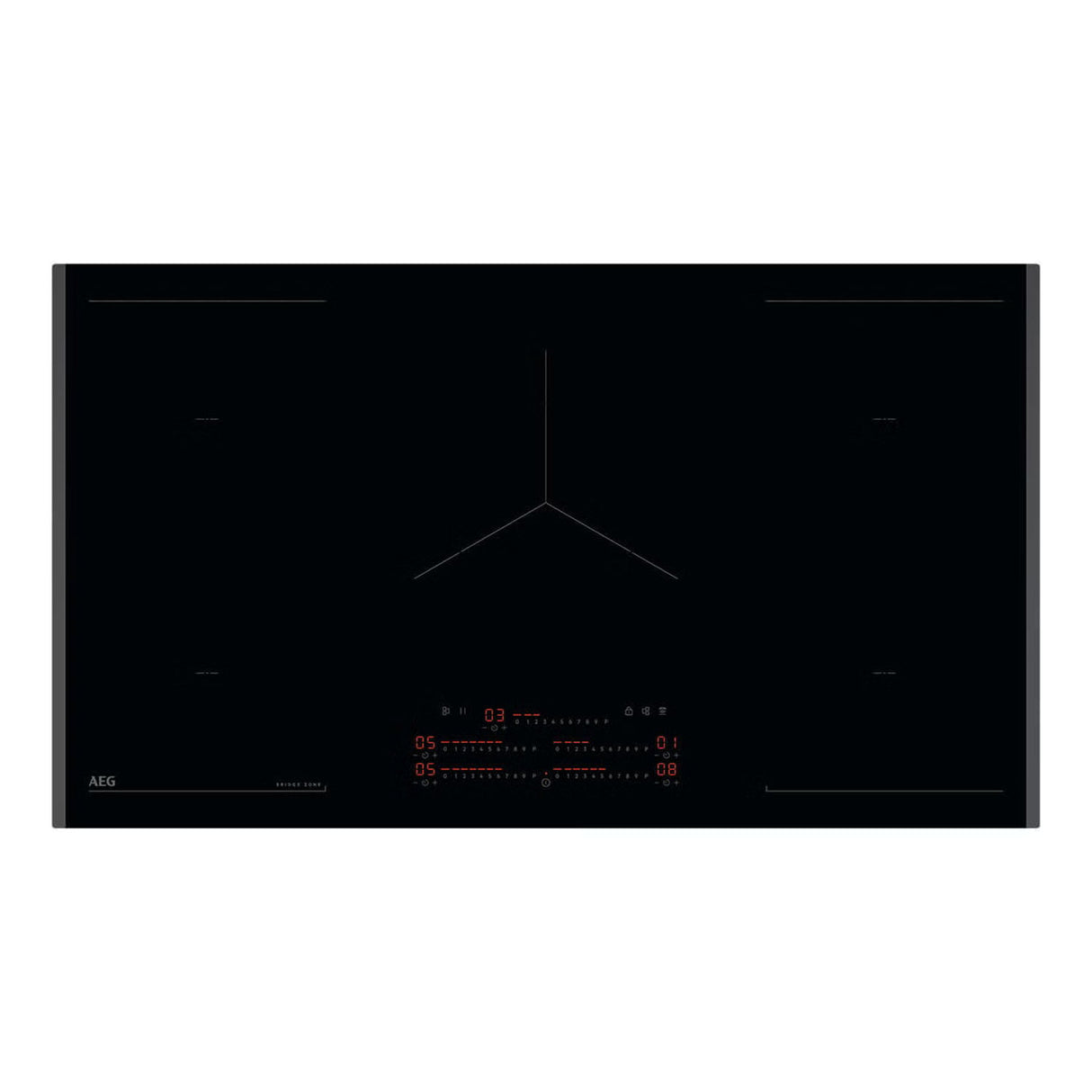 AEG NIK95N00FB 90cm 6000 Series 5 Zone Induction Cooktop With ProCook - AEG Factory Seconds