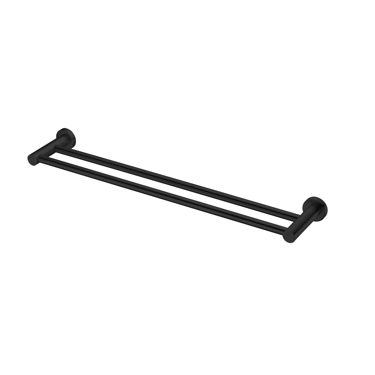 Nero NR1924dMB Mecca Double Towel Rail 600mm - Matte Black