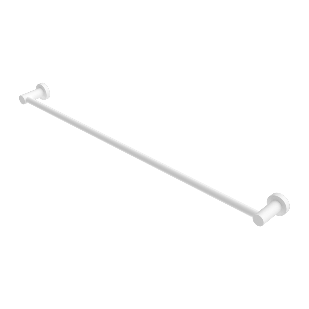 Nero Mecca Single Towel Rail - Matte White