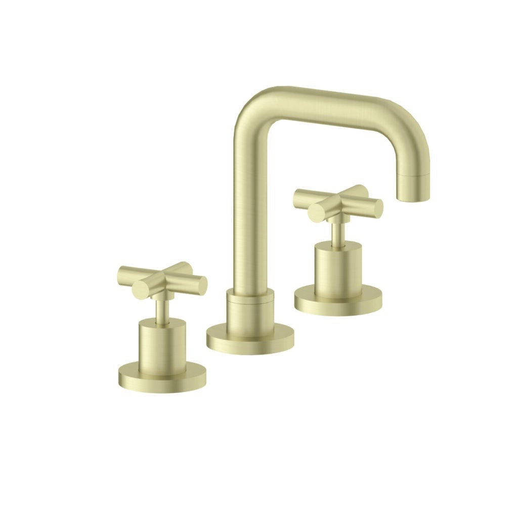 Nero NR201601BG X Plus Basin Set Fixed Spout - Brushed Gold