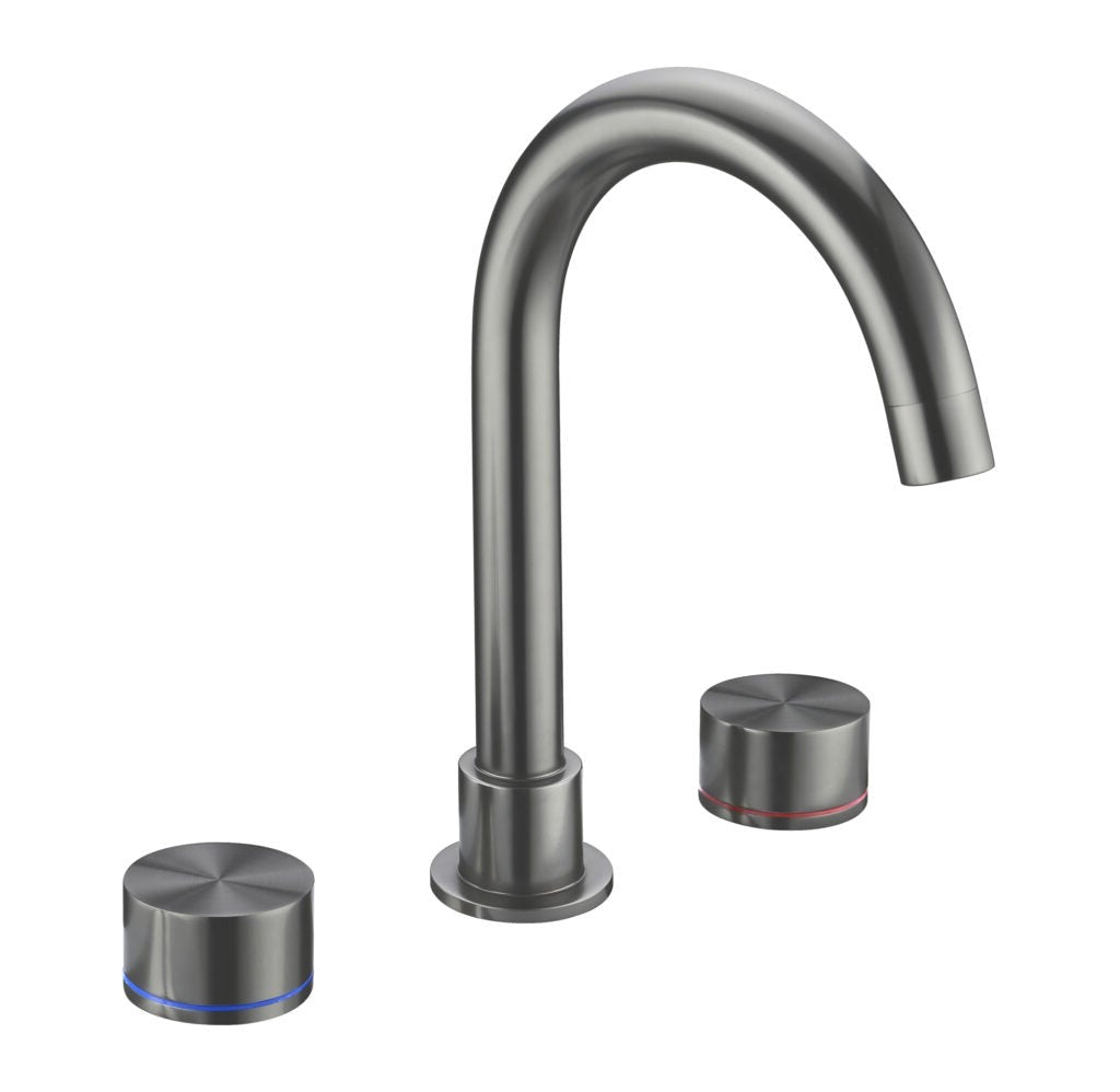 Nero NR211701GM Kara Basin Set - Gunmetal Grey