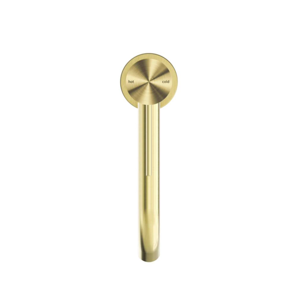 Nero Mecca Middle Tall Basin Mixer Brushed Gold NR221901EBG